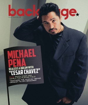 Actor Michael Pena with Photographer James Hickey