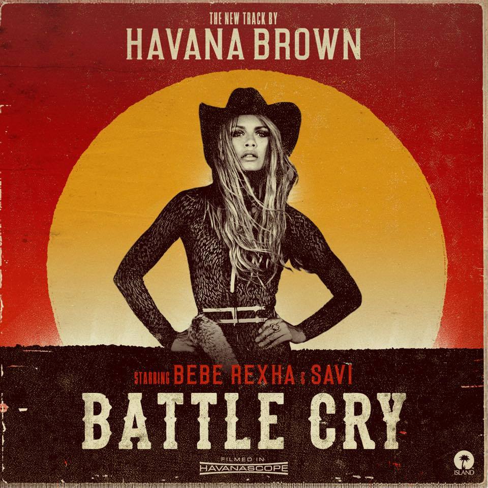 Havana Brown Battle Cry Album Cover by Los Angeles Music Photographer James Hickey