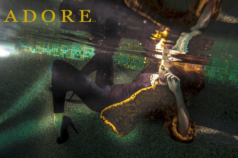Underwater Fashion Campaign for Adore photographed by Los Angeles Fashion Photographer James Hickey