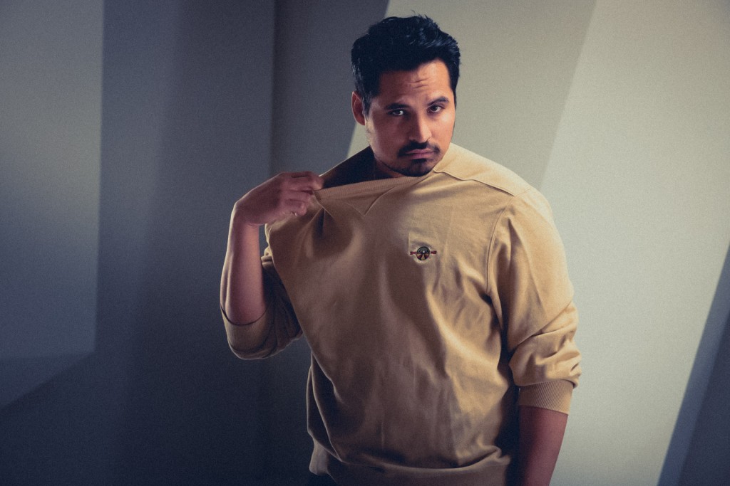 Actor Michael Pena with Photographer James Hickey