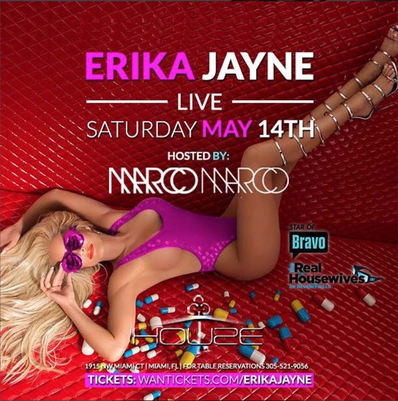 Erika Jayne concert poster by Music Photographer James Hickey