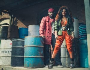 50 Cent and Nicole Scherzinger. Photo by Los Angeles music photographer James Hickey.
