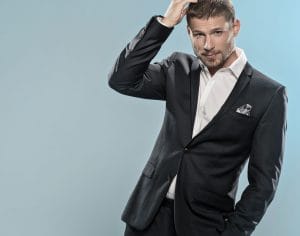 Matt Lauria for Backstage Magazine. Photo by Los Angeles celebrity photographer James Hickey.