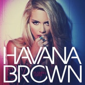 Havana Brown Flashing Lights album cover. Photo by Los Angeles music photographer James Hickey.
